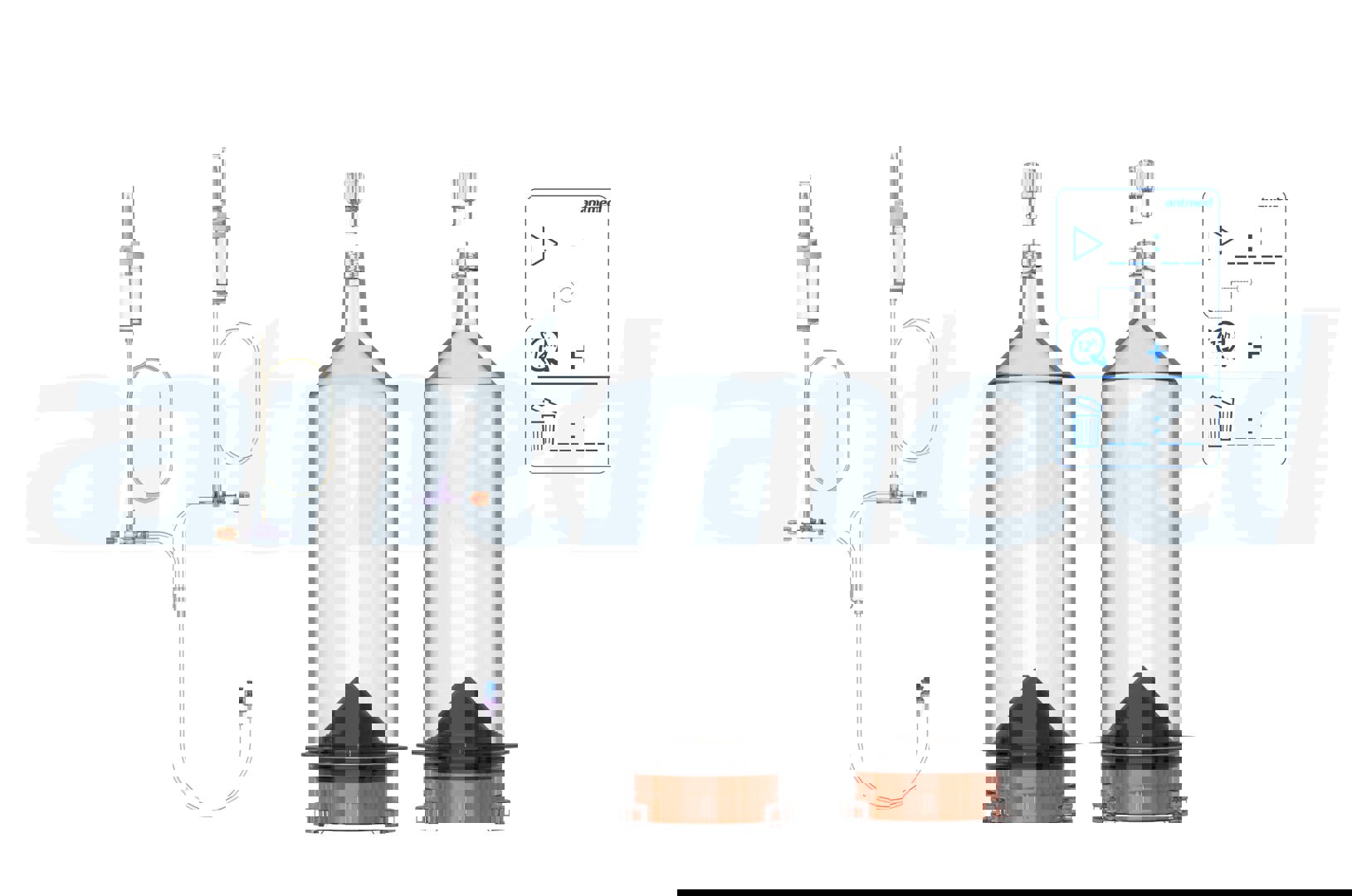 Système de seringue multipatient de 12 heures