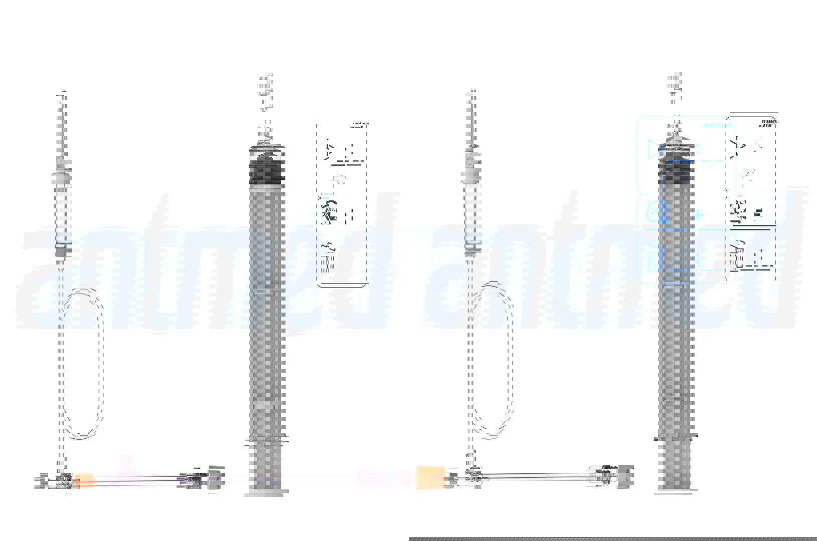 Système de seringue multipatient de 24 heures
