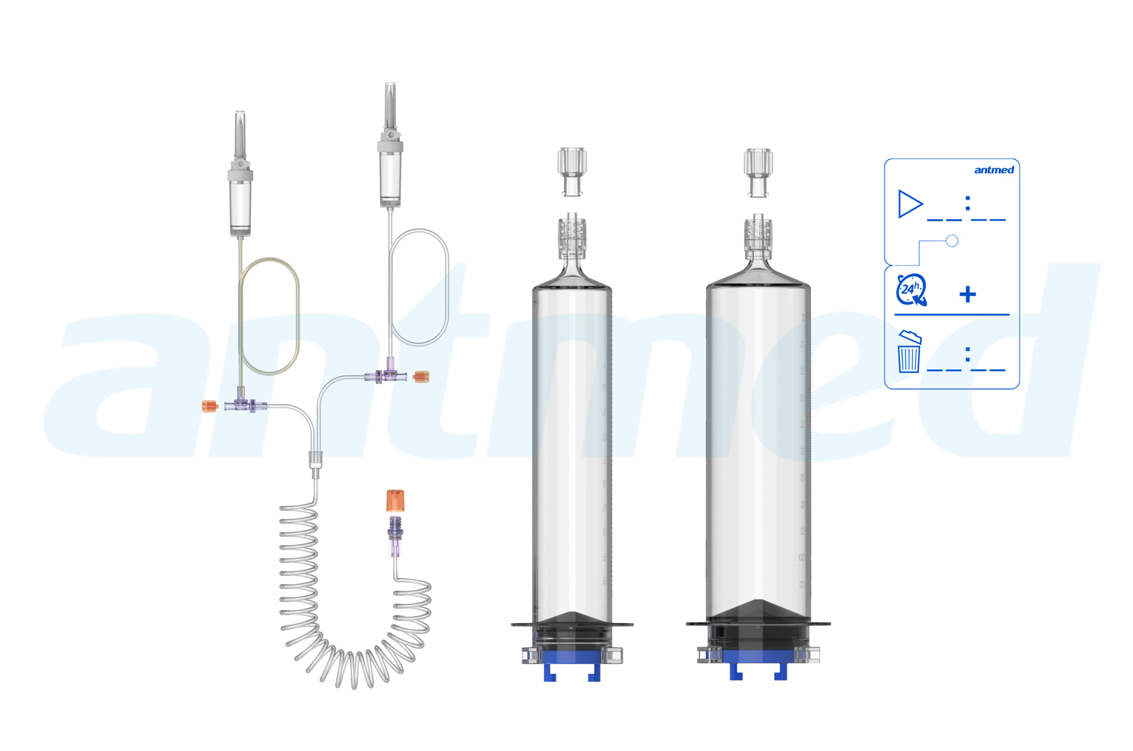 Système de seringue multipatient de 24 heures