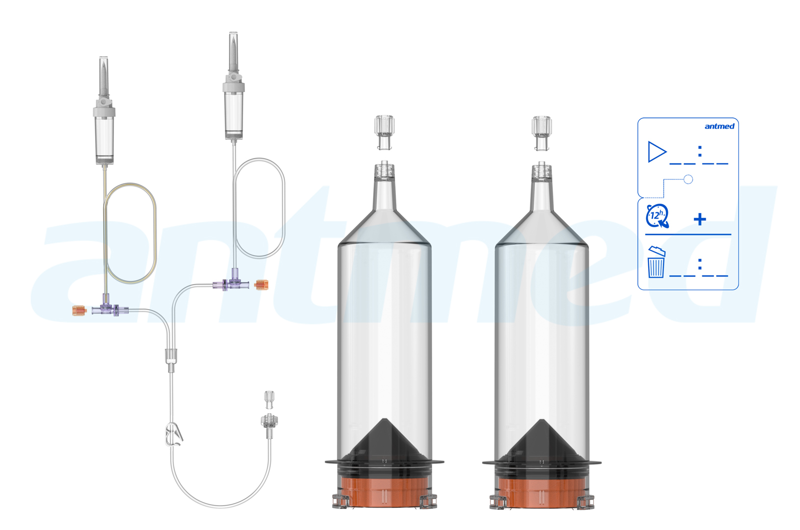 12hours Multi-patient syringe system